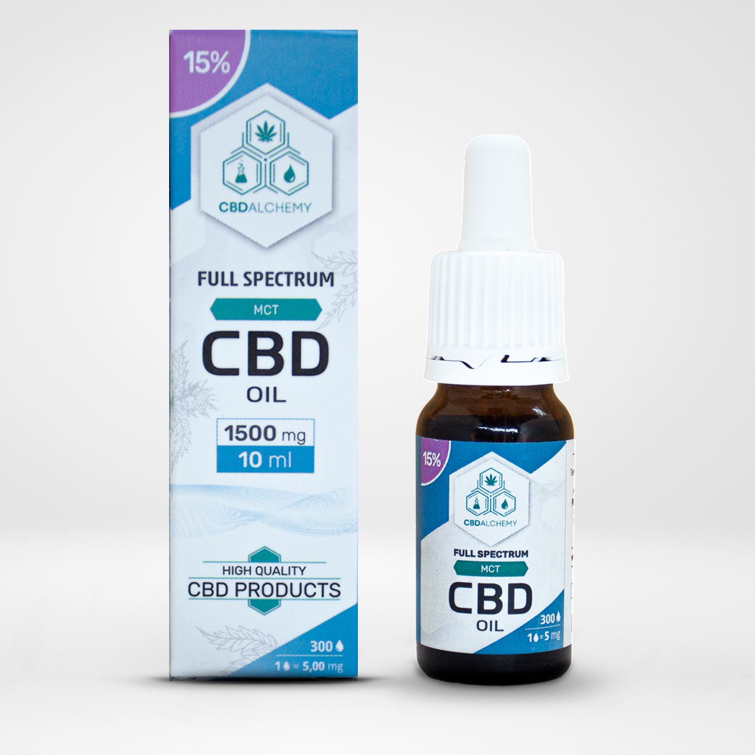 Aceite de CBD 15% de espectro completo