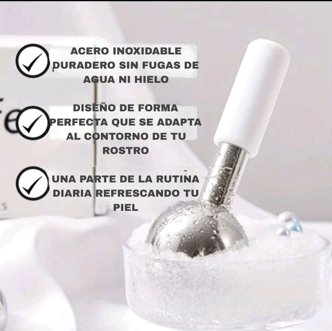 Herramienta facial de hielo para cuidado diario del rostro