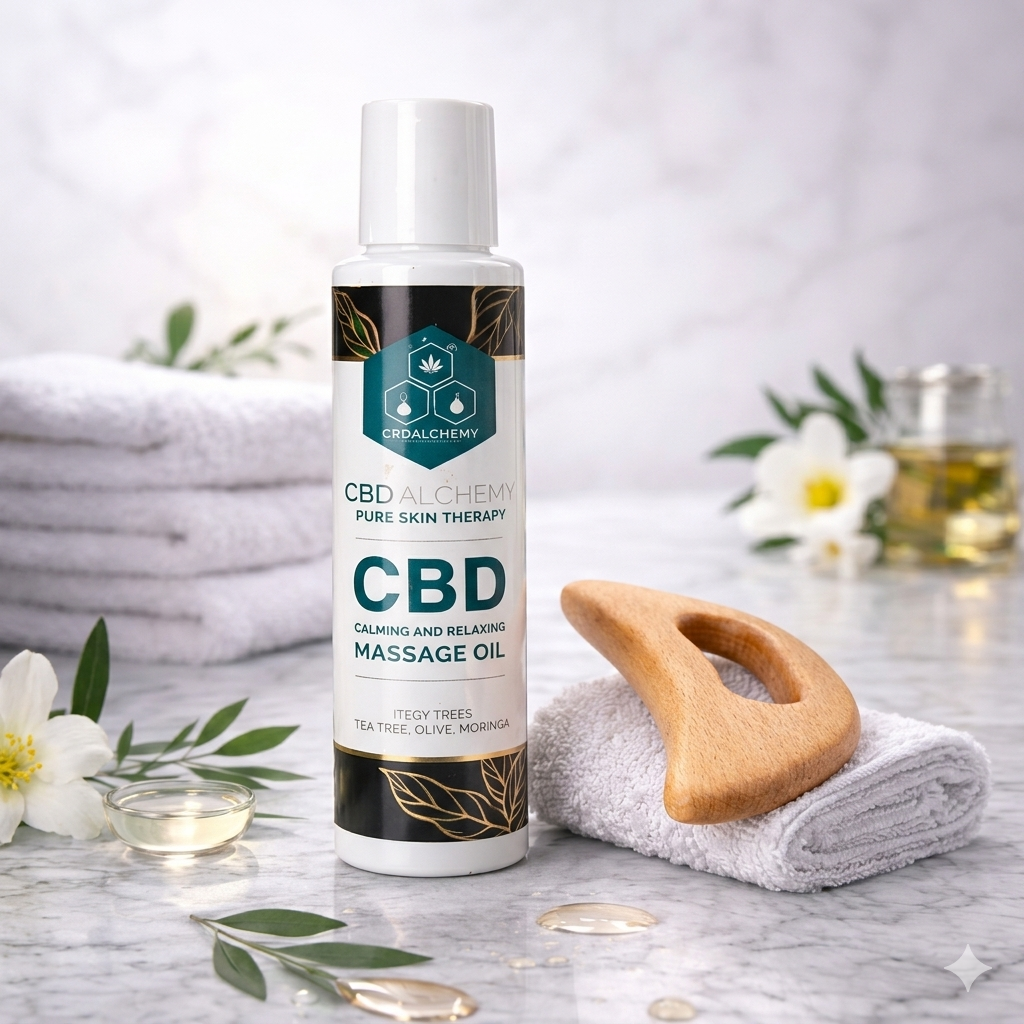 ritual masaje CBD con Gua sha