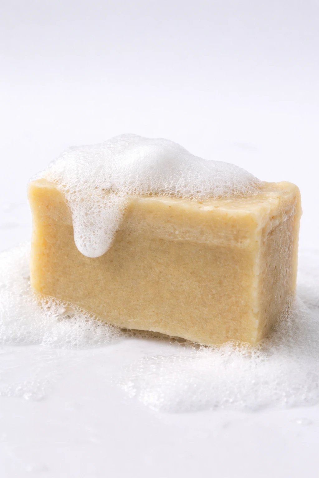 Jabón con CBD, oliva y aloe vera con espuma